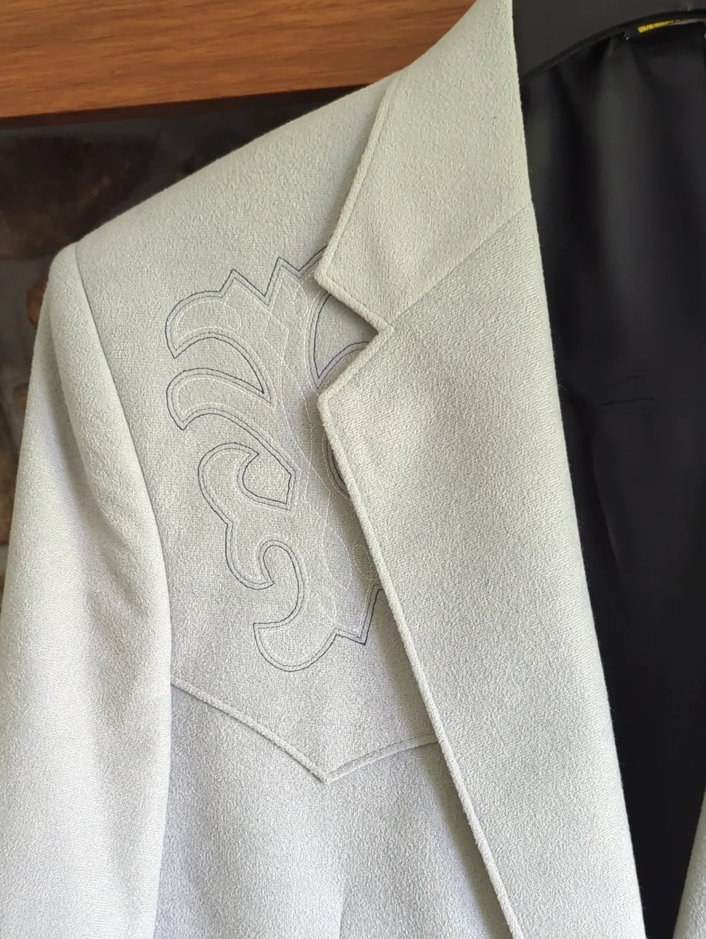 Vintage Pagano West Gray Western Blazer Jacket